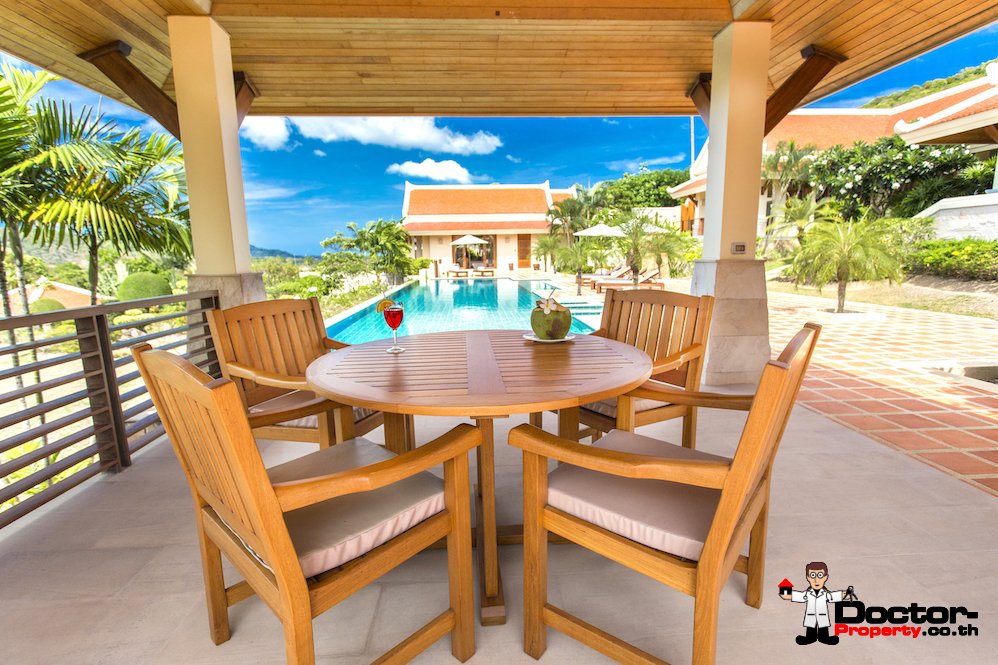 Palatial Thai Estate with Magnificent Sea views – Bo Phut, Koh Samui – For Sale